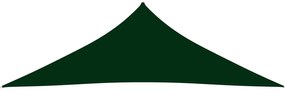 vidaXL Πανί Σκίασης Τρίγωνο Σκ. Πράσινο 3,5x3,5x4,9 μ. Ύφασμα Oxford