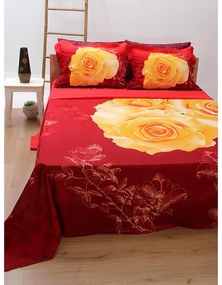 Σετ Παπλωματοθήκη Satin Εμπριμέ 300 Υπέρδιπλη (230x250)