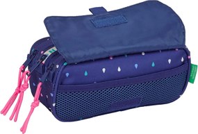 Κασετίνα Benetton Drop Πολύχρωμο 21,5 x 10 x 8 cm