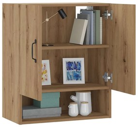 vidaXL Ντουλάπι Τοίχου τεχνίτης Δρυς 60x31x70 εκ. Επεξεργασμένο Ξύλο
