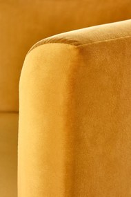 CLUBBY 2  leisure armchair mustard / natural DIOMMI V-PL-CLUBBY_2-FOT-MUSZTARDOWY