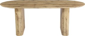 Τραπέζι Nembou pakoworld mdf σε oak απόχρωση 210x100x76εκ