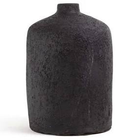Κεραμικό Διακοσμητικό βάζο Siso Ban Black Spot Gray Medium (20x20x32) Soulworks 0630073