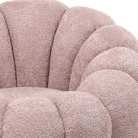 Πολυθρόνα Περιστρεφόμενη Delori Fylliana Ροζ 98x97x69 εκ. 98x97x69 εκ.