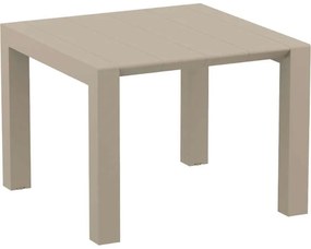 ΕΠΕΚΤ.ΤΡΑΠΕΖΙ ΠΟΛ/ΝΙΟΥ VEGAS 100X100/140εκ. DOVE GREY