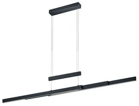 Φωτιστικό Οροφής - Ράγα Led Trajan 375310532 Black Trio Lighting Metal