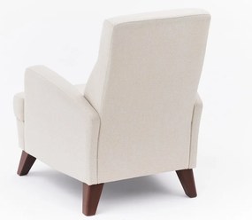 Πολυθρόνα Κρέμα ALY ARZILLA 87x76x91