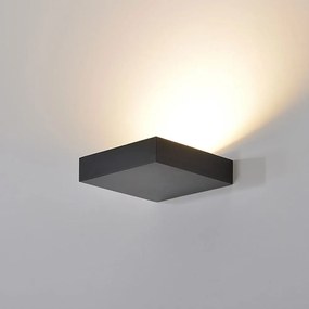 Φωτιστικό Τοίχου 01452 6W LED 3000K 540Lm 14x3,5cm Sand Black Luma