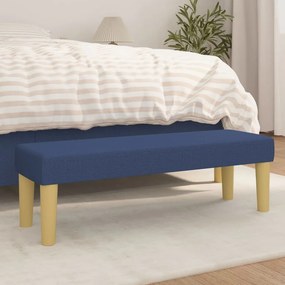 vidaXL Πάγκος Μπλε 100x30x30 εκ. Υφασμάτινος