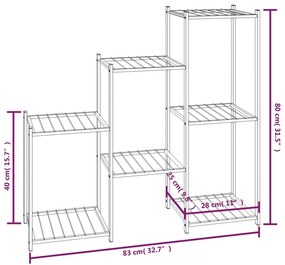 ΒΑΣΗ ΛΟΥΛΟΥΔΙΩΝ ΜΑΥΡΗ 83 X 25 X 80 ΕΚ. ΣΙΔΕΡΕΝΙΑ 343129