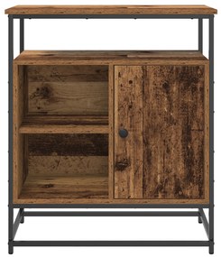 vidaXL Μπουφές Παλιού Ξύλου 69x35x80 εκ Επεξεργασμένο Ξύλο και Χάλυβας