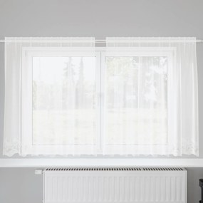vidaXL Κουρτίνα Δαντέλας Λευκό 200 x 160 εκατοστά Πολυεστέρας