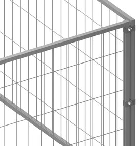 Σπιτάκι Σκύλου Ασημί 80 μ² Ατσάλινο