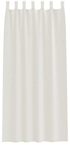 vidaXL Κουρτίνες με κουρτίνες 2 pcs Κρεμ 140 x 225 cm Πολυεστέρας