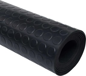 vidaXL Μάτ δαπέδου Μαύρο 1,5 x 2 m Λάστιχο