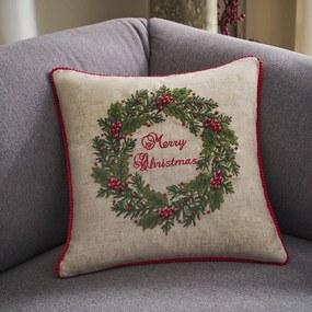 Χριστουγεννιάτικη Μαξιλαροθήκη 43x43 Gofis 237 1005237000006