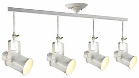 Σποτ Πολύφωτο Aca Pompeii OD61014AW White/Gold