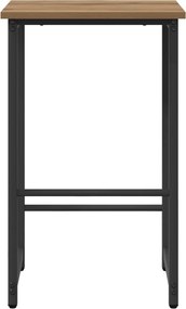 vidaXL Μπαρ σκαμπό 2 τμχ. Artisan Δρυς 40 x 32 x 64 εκ