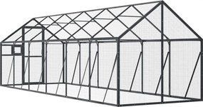 vidaXL Κλουβί Ανθρακί 1,79 x 6 x 1,85 μ. από Αλουμίνιο