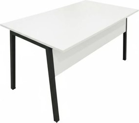 Stewehome Μοντέρνο λευκό γραφείο εργασίας 140x70x75 cm
