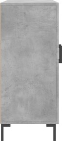 vidaXL Ντουλάπι Γκρι Σκυροδέματος 90x34x80 εκ. Επεξεργασμένο Ξύλο