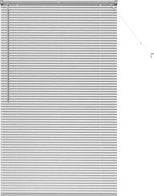 vidaXL Βενετσιάνικες Ρόδες Ασημί 175 x 100 εκ. Αλουμίνιο