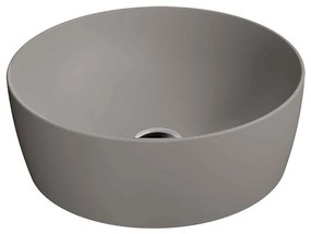 GSI Sand Tortora 9039-440 Πορσελάνινος Νιπτήρας Μπάνιου Επιτραπέζιος Διπλής Επισμάλτωσης Dualglaze ø40 cm