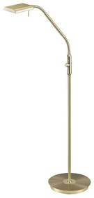 Φωτιστικό Δαπέδου Led Bergamo 1100Lm 50x135cm Brass Mat-White 420910108 Trio Lighting Metal,Acrylic