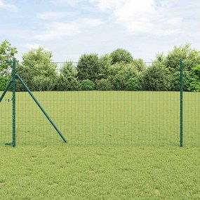 vidaXL Euro Fence Πράσινος 1x25 μ Σίδερο
