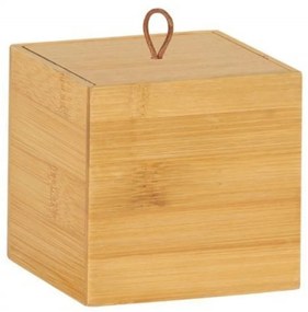 Κουτί Αποθήκευσης Πολλαπλών Χρήσεων Square AH-BA72115 9x9x9cm Natural Andrea House Bamboo