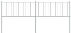 vidaXL Κεφαλάρι Λευκό 200 εκ. Μεταλλικό