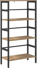 vidaXL Ράφι Βιβλίων 3 επιπέδων 60 x 29,5 x 115 εκ Επεξεργασμένο ξύλο