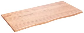 vidaXL Επιφάνεια Τραπεζιού Αν. Καφέ 100x50x2 εκ Επεξ. Μασίφ Ξύλο Δρυός
