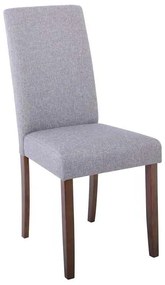 Καρέκλα OPTIMAL Green Walnut/Ύφασμα Γκρι 	43x55x96cm