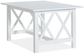 Τραπέζι Riverton 315, Άσπρο, 76x100x150cm, Ινοσανίδες μέσης πυκνότητας