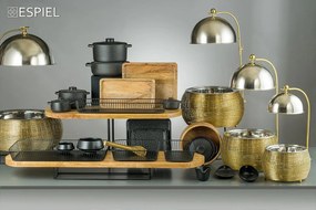 LAVA ΚΑΤΣΑΡΟΛΑΚΙ STONEWARE ΜΑΥΡΟ 400ML D: 12 H: 6CM