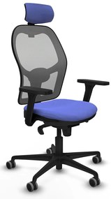 Καρέκλα γραφείου με κεφαλάρι Piqueras y Crespo 3D036G2 Ανοιχτό Μπλε