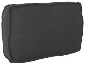 vidaXL Μαξιλάρι παλέτας για πλάτη Μαύρο 70 x 40 x 12 cm Ύφασμα Oxford
