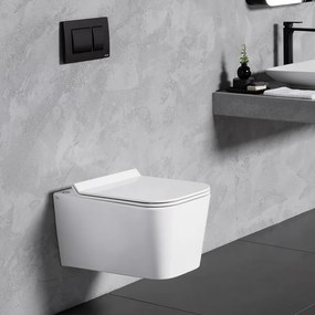 Κρεμαστή λεκάνη Bianco Ceramica Enzo -Leuko - Mat