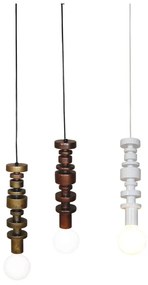 Φωτιστικό Οροφής HL-3546-1 77-3836 Gabriel Black Homelighting Wood