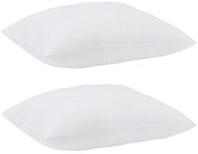 vidaXL Μαξιλάρια 2 pcs Λευκό 60 x 70 cm 85gsm 100% πολυεστέρας