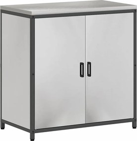 vidaXL Σετ Αποθήκευσης Κουζίνας HATTEM 2 pcs Ασημί Ανοξείδωτο Ατσάλι