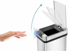 Σκουπίδια μπορεί να Kitchen Move Γκρι 50 L