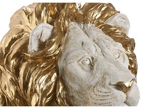 Διακοσμητική Φιγούρα Home ESPRIT Λευκό Χρυσό Λέων 80 x 36 x 39 cm