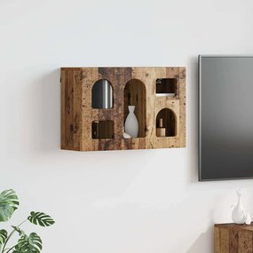 Κρεμαστό ντουλάπι Παλιό ξύλο 60 x 20 x 40 εκ Επεξεργασμένο ξύλο