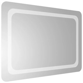 vidaXL Καθρέφτης Μπάνιου με LED 50 x 70 εκ.