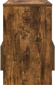 vidaXL Ράφι Περιοδικών Καπνιστό Δρύς 35 x 30 x 45 εκ.