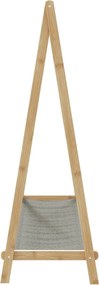 vidaXL Κρεμάστρα Ρούχων με Ράφια 106x34x102 εκ. Μπαμπού