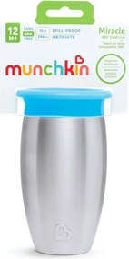 Ποτήρι Εκπαιδευτικό 296ml Munchkin Miracle Stainless Steel Cup Blue