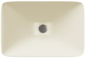 Sanitec Aktis 283 Νιπτήρας Συνθετικός Επικαθήμενος 60,5x38,5x9cm Ocra